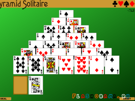 Pyramid solitaire