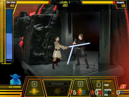 Jedi vs jedi blades of light